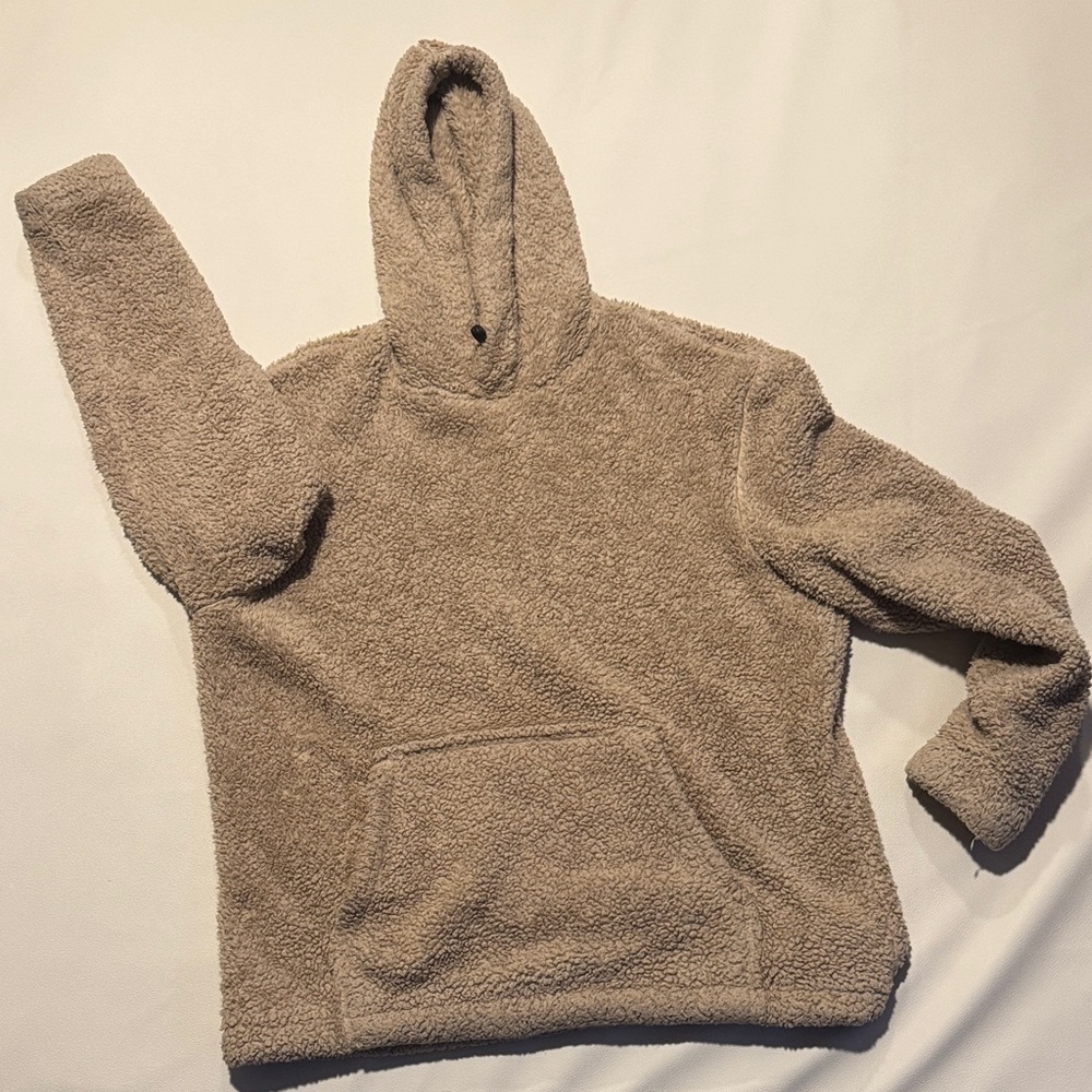 H&M Cozy Beige Hoodie Sweater